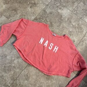 Nash Pink Cropped Sweatshirt